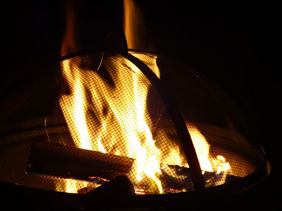 Camp Fire in Golden Colorado