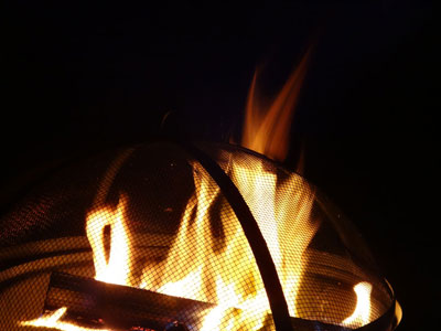 Camp Fire in Golden Colorado